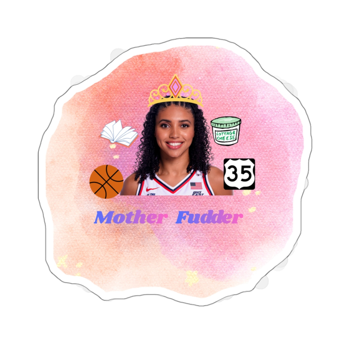 Azzi Fudd - "Mother Fudder" Die-Cut Sticker