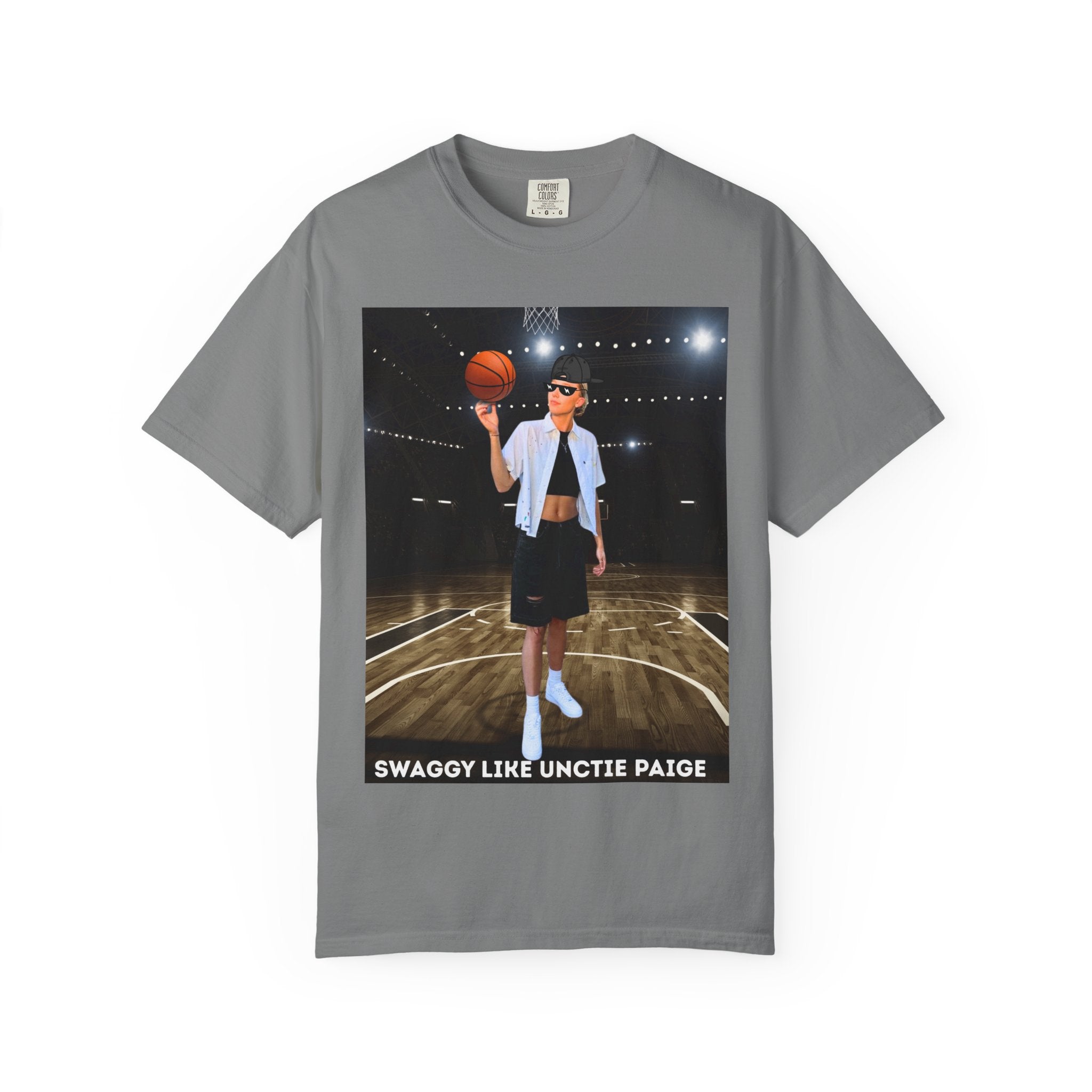 Paige Bueckers — “Swaggy Like Unctie Paige” with Back Slogan