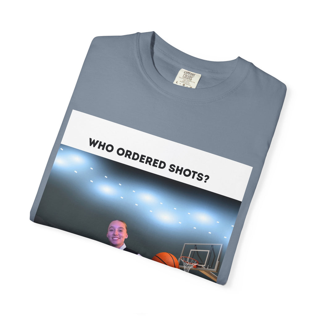Paige Bueckers - “Who Ordered Shots?" T-Shirt