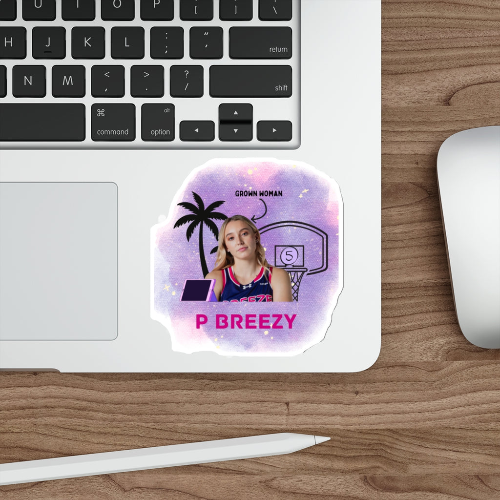 Paige Bueckers -"P Breezy" Die-Cut Sticker