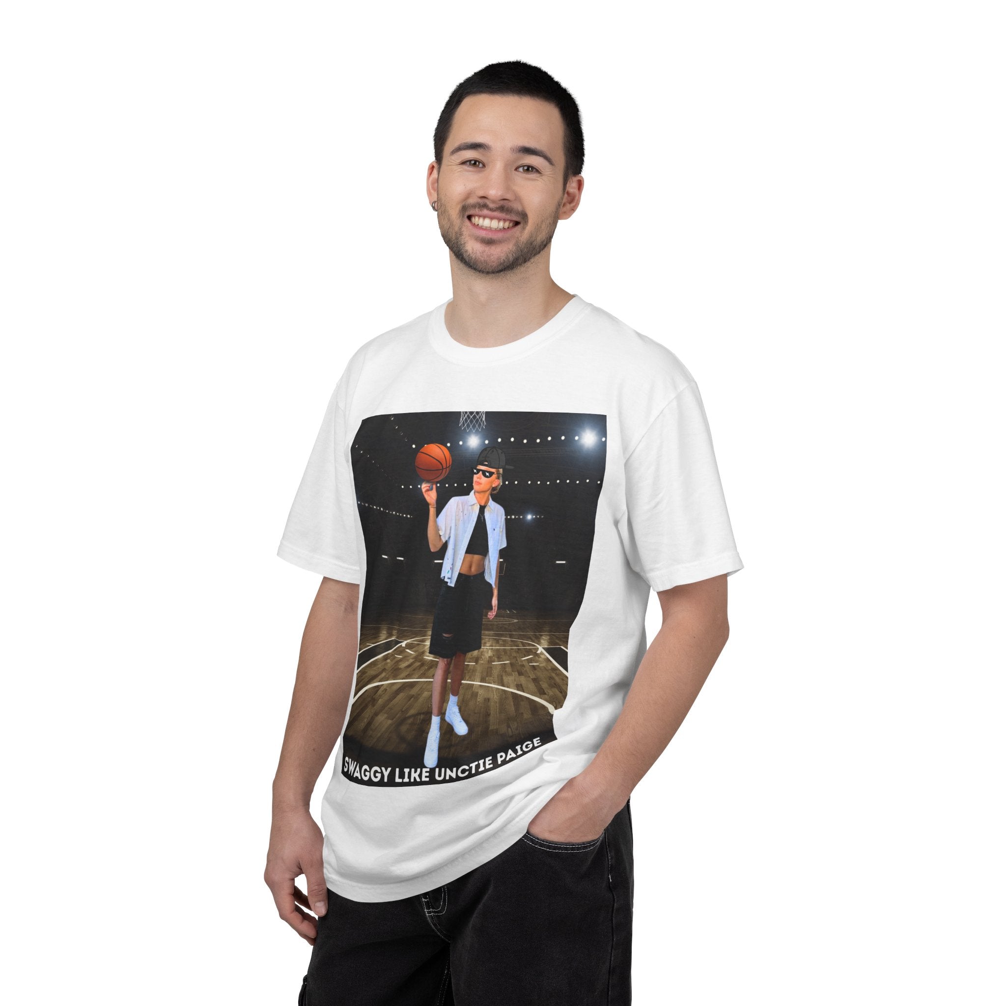 Paige Bueckers — “Swaggy Like Unctie Paige” with Back Slogan