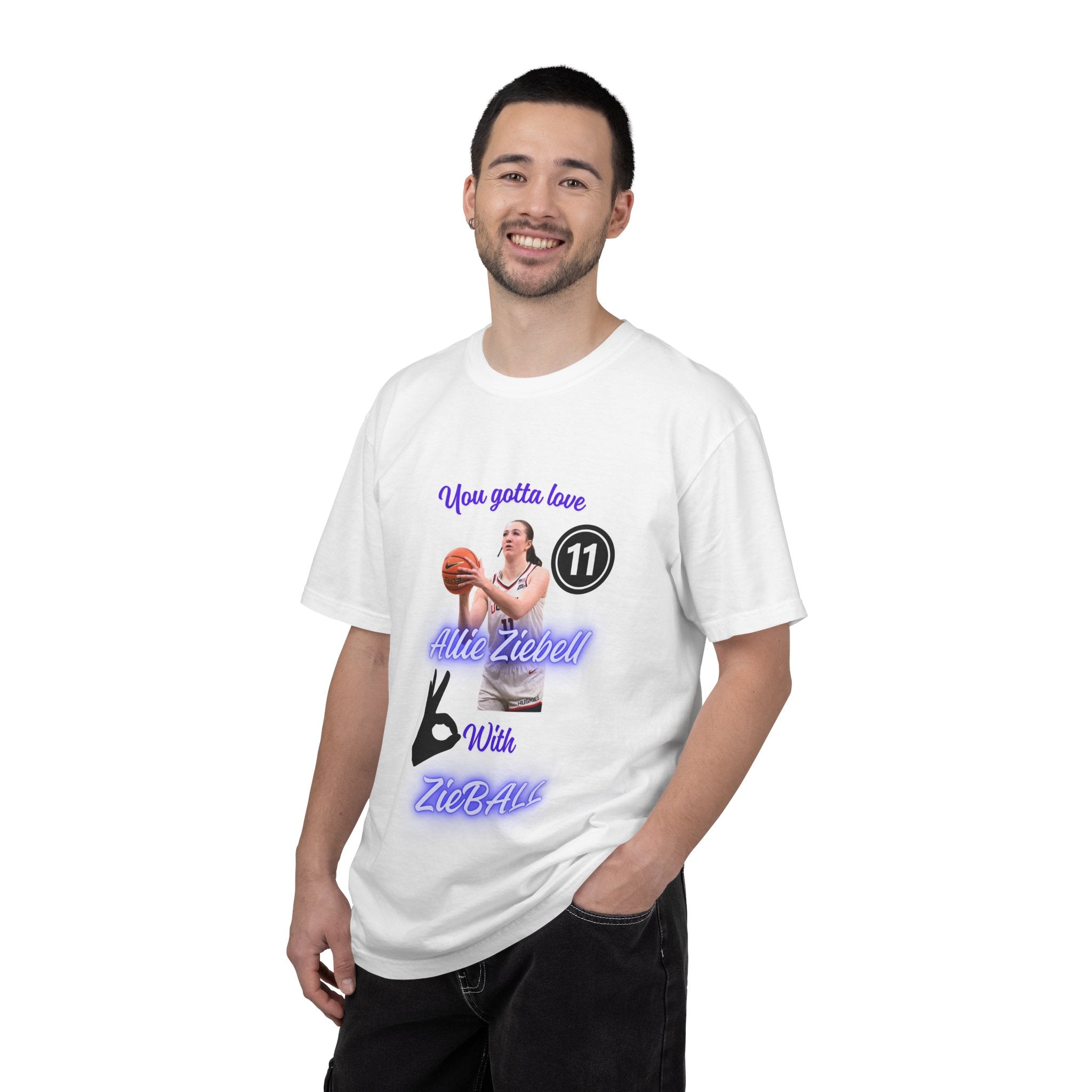 Allie Ziebell Basketball T-Shirt — "You Gotta Love Allie Ziebell" Fan Tee