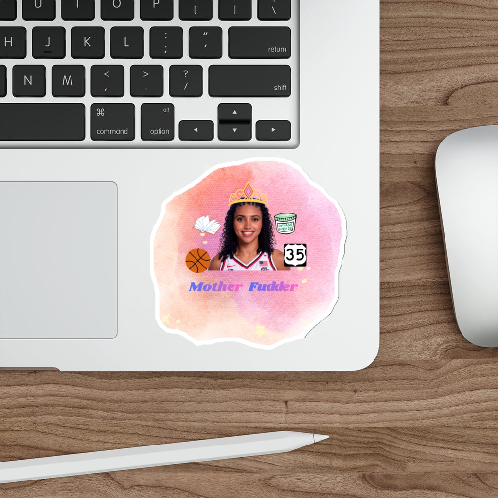 Azzi Fudd - "Mother Fudder" Die-Cut Sticker