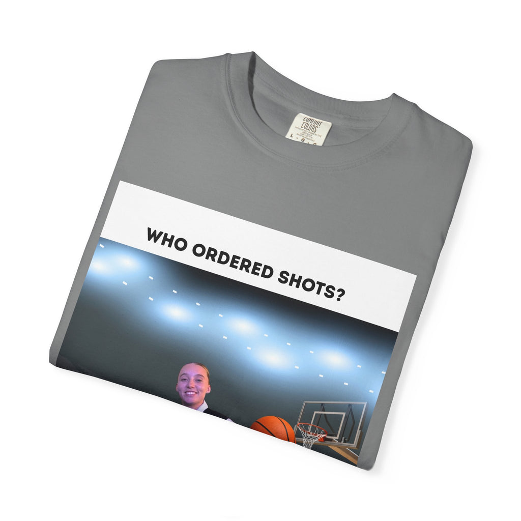 Paige Bueckers - “Who Ordered Shots?" T-Shirt