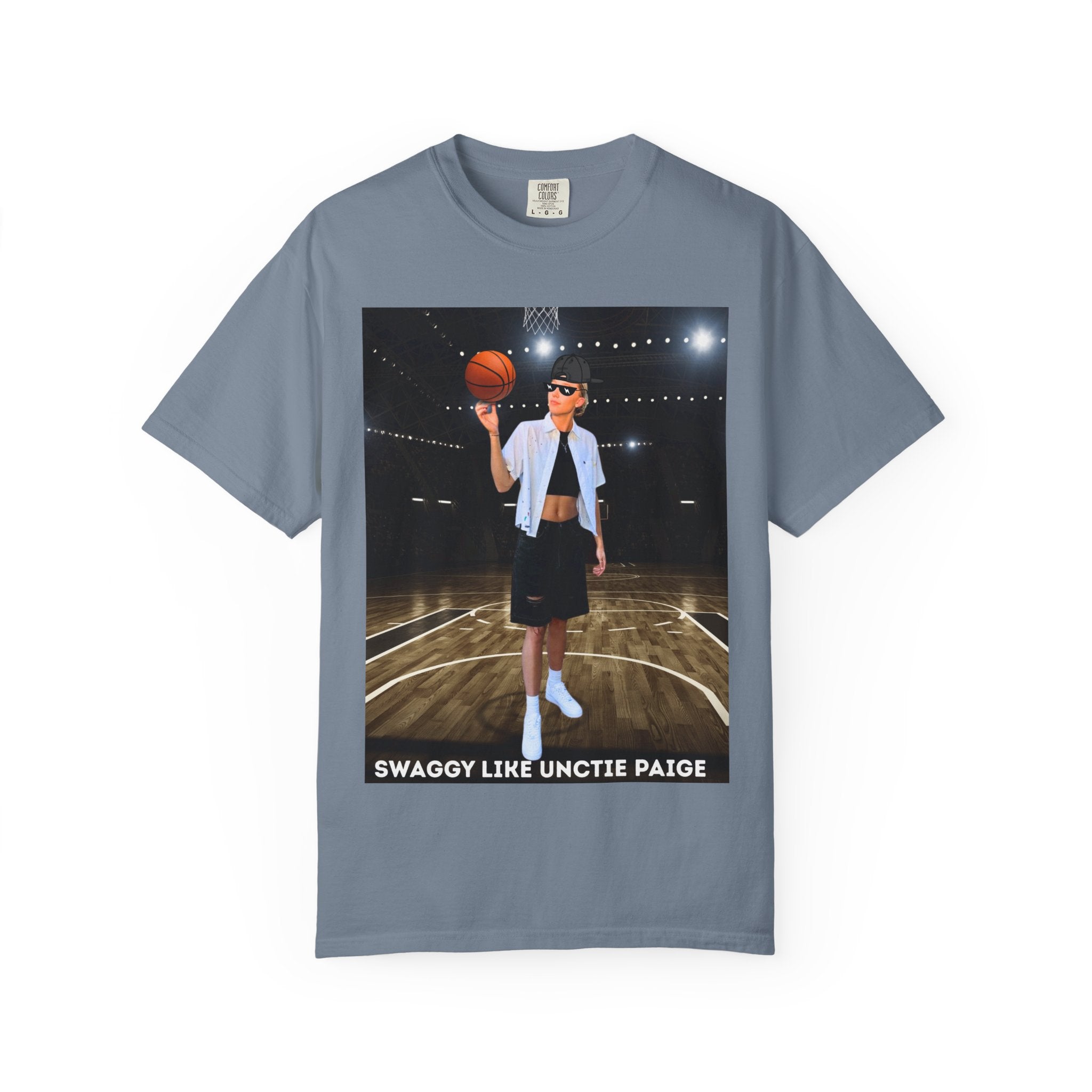 Paige Bueckers — “Swaggy Like Unctie Paige” with Back Slogan